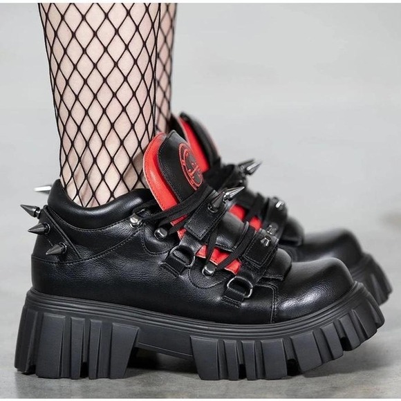 Killstar Shoes - Killstar torment sneaker size 6 NWT goth witchy celestial rave